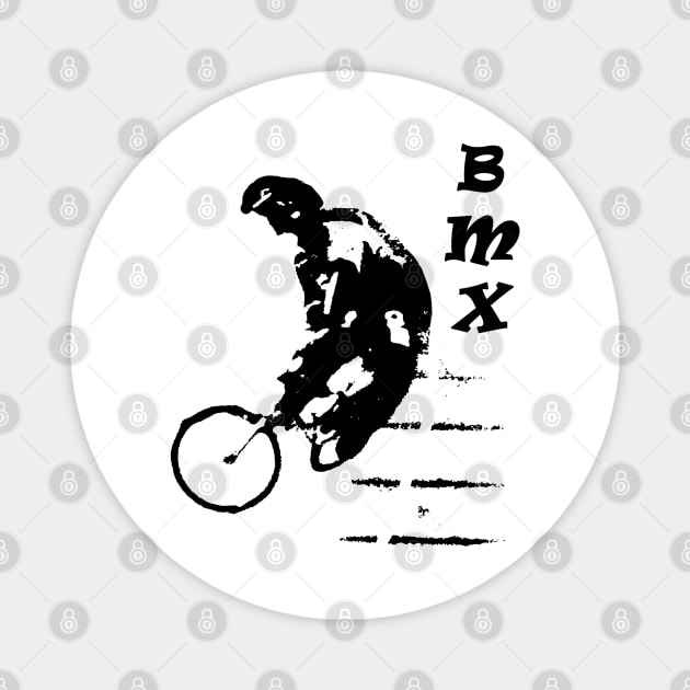 bmx Magnet by rickylabellevie